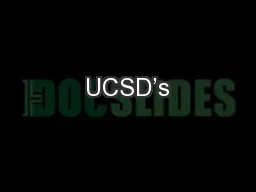 UCSD’s