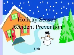 Holiday Season Accident Prevention