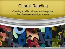 Choral Reading