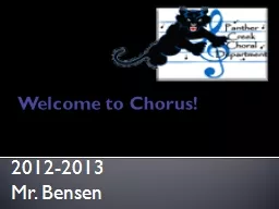Welcome to Chorus!