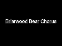 Briarwood Bear Chorus