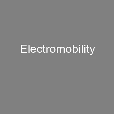 Electromobility