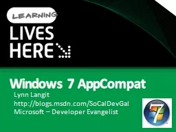 Windows 7 AppCompat