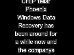 Test Center SOFTWARE   NTELLIGENT COMPUTING CHIP tellar Phoenix Windows Data Recovery