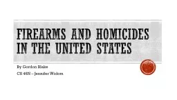 Firearms and Homicides in the United States