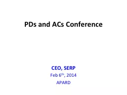 PDs and ACs Conference