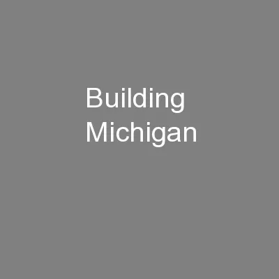 Building Michigan