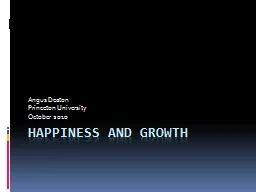 Happiness and growth
