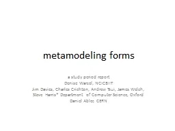 metamodeling