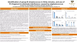 Identification of group B streptococcus in thirty minutes,