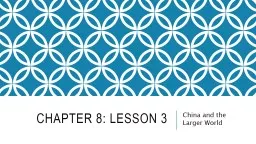 Chapter 8: Lesson 3