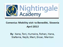 Comenius Mobility visit to
