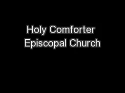 Holy Comforter Episcopal Church