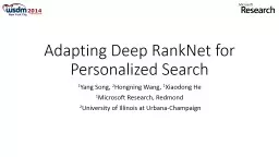 Adapting Deep RankNet for Personalized Search