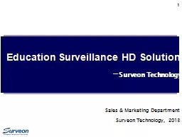 1 Education Surveillance HD Solution