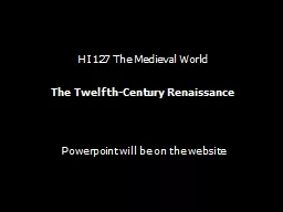 HI127 The Medieval
