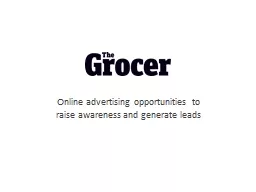 Online advertising opportunities