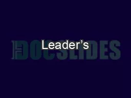 Leader’s