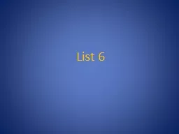List 6