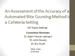 An Assessment of the Accuracy of an Automated Bite Counting