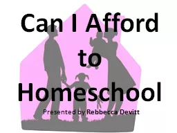 Can I Afford to Homeschool