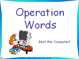 Operation Words