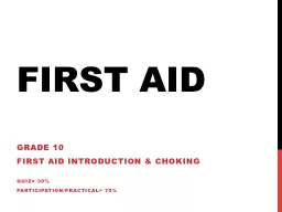 First Aid