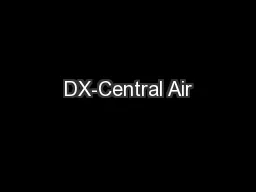 DX-Central Air