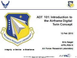 ADT 101: Introduction to the Airframe Digital Twin Concept