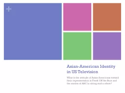 Asian-American Identity in US Television