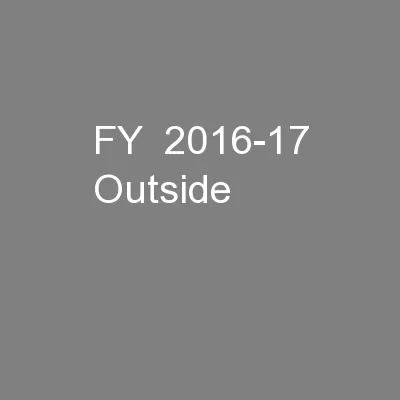 FY  2016-17 Outside