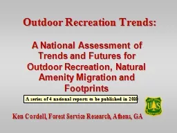 Outdoor Recreation Trends: