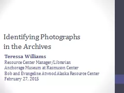 Identifying Photographs