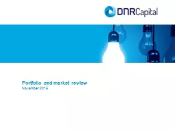 Portfolio and market review