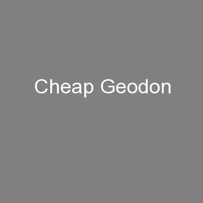 Cheap Geodon