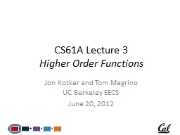 CS61A Lecture 3