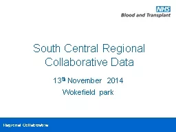 South Central Regional Collaborative Data