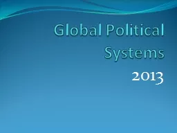 Global Political Systems