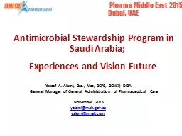 Antimicrobial Stewardship Program in Saudi Arabia;