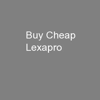 Buy Cheap Lexapro