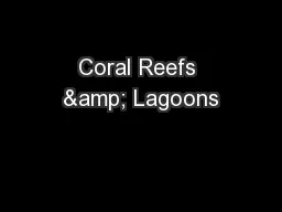 Coral Reefs & Lagoons