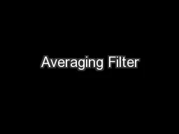 Averaging Filter