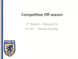 Competitive Off-season