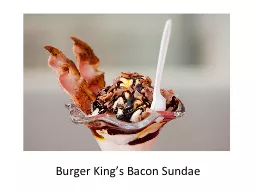 Burger King’s Bacon