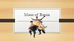 Music of Russia