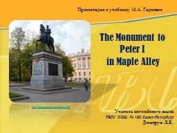The Monument to Peter I