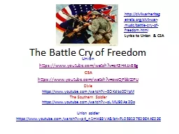 The Battle Cry of Freedom
