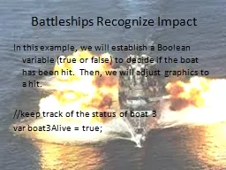 Battleships Recognize Impact