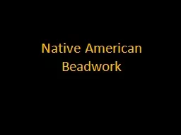 Native American Beadwork