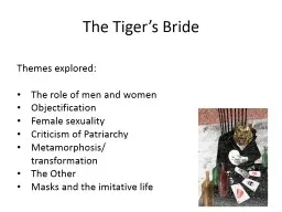 The Tiger’s Bride